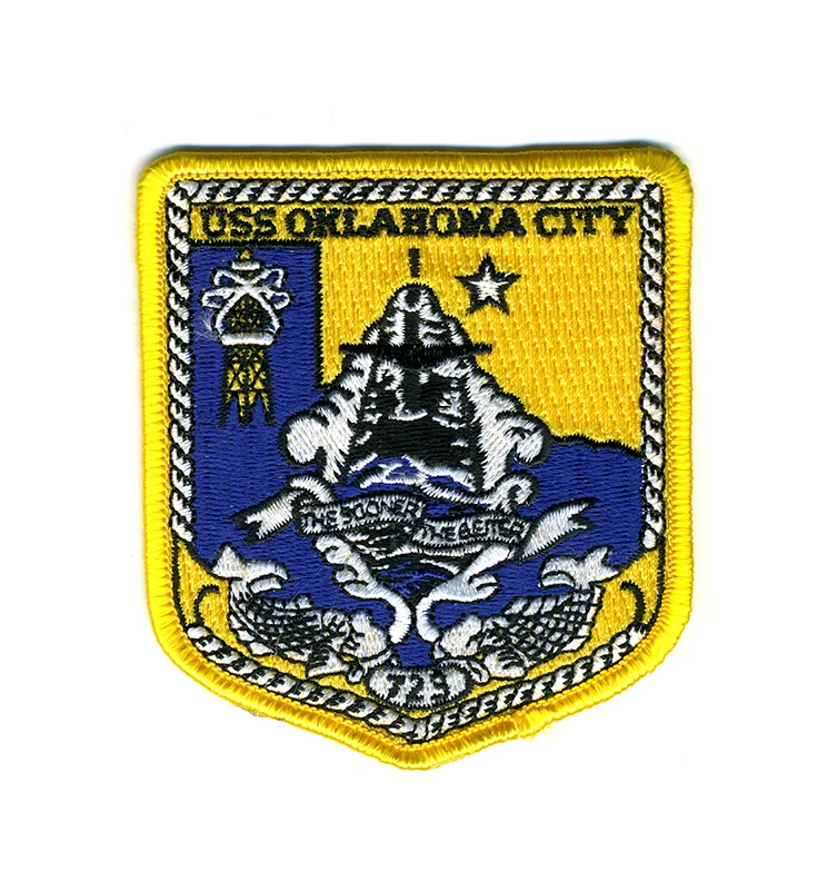 USS Oklahoma City SSN 723 Iron On Patch