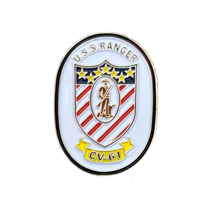 USS Ranger CV 61 Pin – US Navy Coins