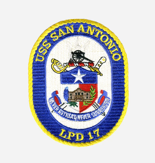 USS San Antonio LPD 17 Iron Patch