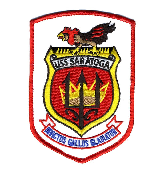 USS Saratoga CV-60 Iron on Patch