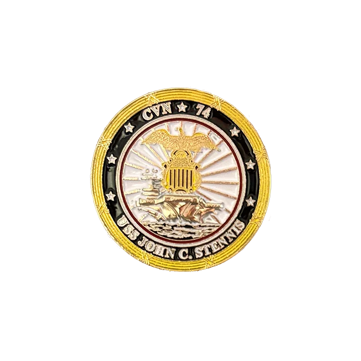 USS John C. Stennis CVN 74 Pin