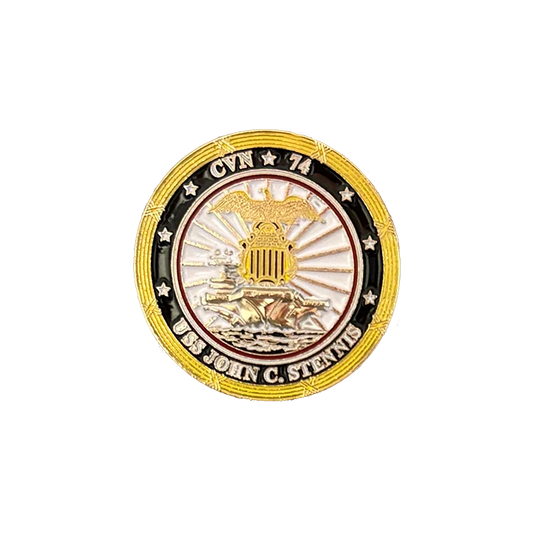 USS John C. Stennis CVN 74 Pin
