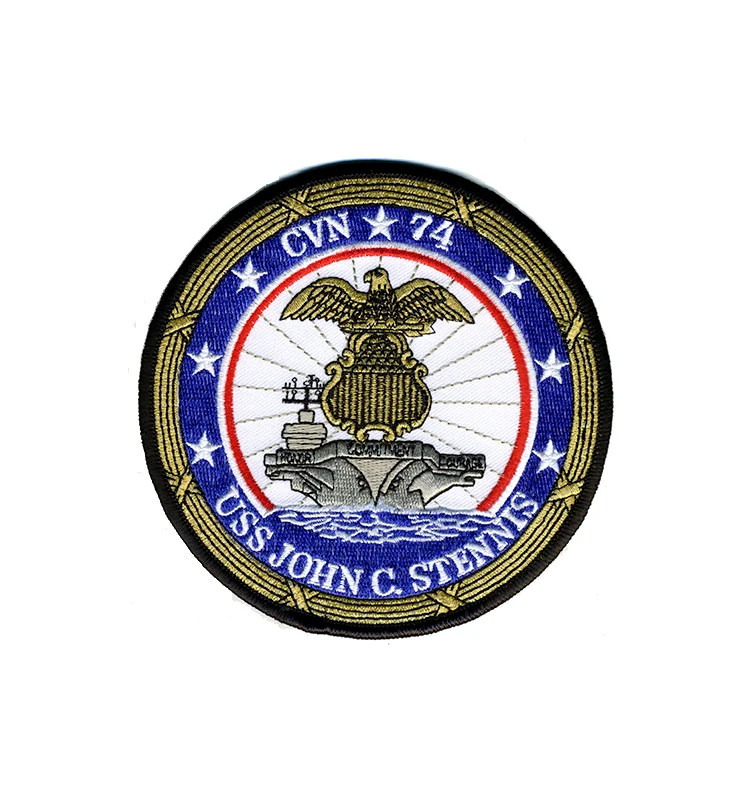 USS John C. Stennis CVN 74 Iron on Patch