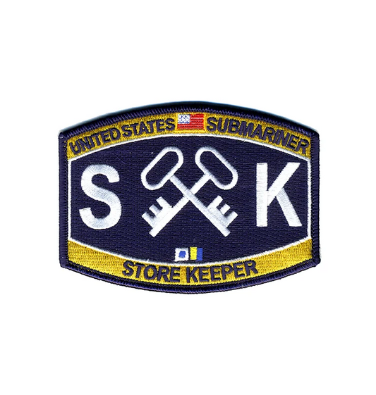 United States Submariner Store Keeper Iron On Patch