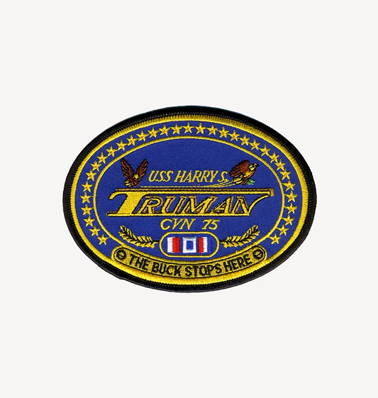 USS Harry S. Truman CVN 75 Iron On Patch