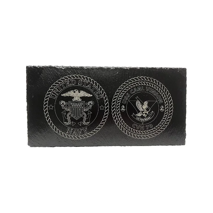 USS Carl Vinson CVN-70 Slate Plaque (Officer)