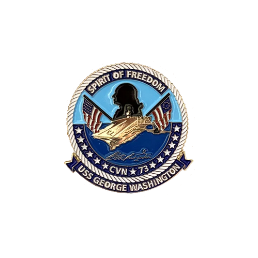 USS George Washington CVN 73 Pin