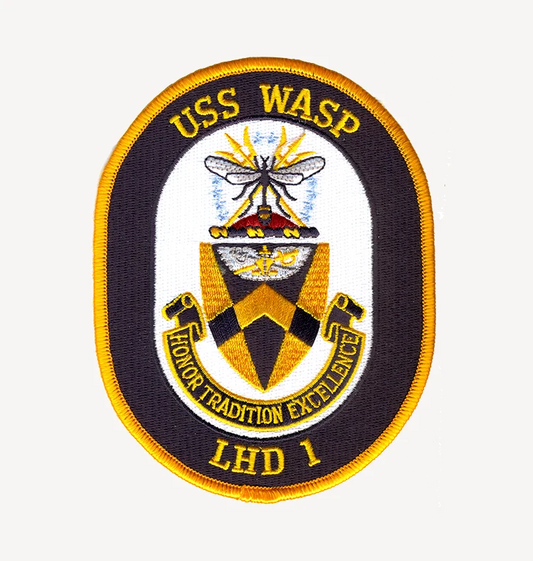 USS Wasp LHD 1 Iron On Patch