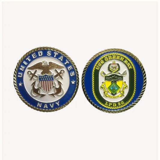USS Green Bay LPD 20 Challenge Coin (Officer Version)