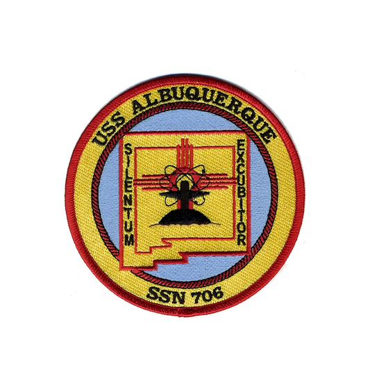 USS Albuquerque SSN 706 Iron On Patch