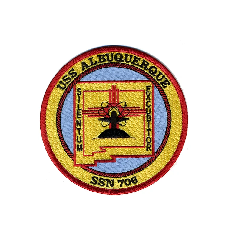 USS Albuquerque SSN 706 Iron On Patch