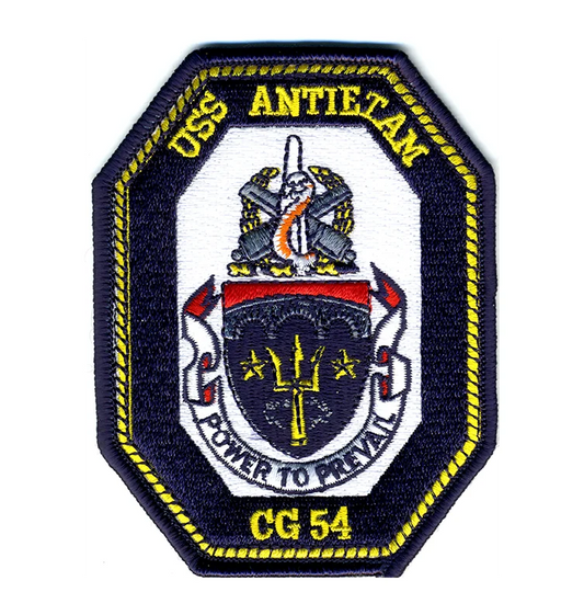 USS Antietam CG 54 Iron On Patch