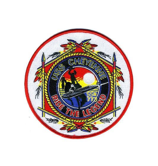 USS Cheyenne SSN 773 Iron On Patch