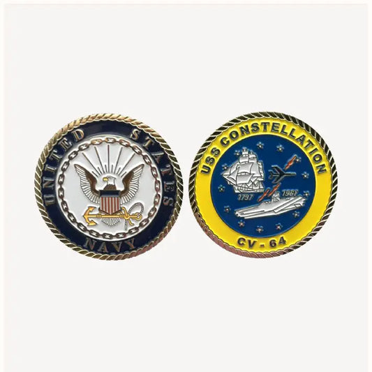 USS Constellation CV 64 Challenge Coin (Enlisted Version)