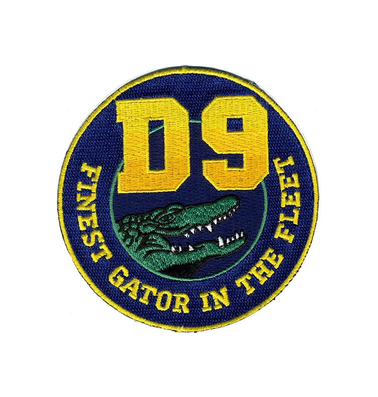 D9 Finest Gator in the Fleet Iron Patch