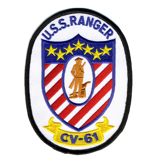 USS Ranger CV-61 Iron On Patch